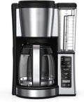 12-Cup Programmable Coffee Brewer, 2 Brew Styles, Adjustable Warm Plate, 60oz Water Reservoir, Delay Brew - Black/Stainless Steel