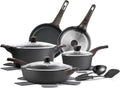 Cookware Sets, Pots and Pans Set Non stick, 14-Piece Induction Cookware, Non toxic Healthy Non Stick Kitchen Cooking Set, with Frying Pans Set, PFAS PTFE PFOA PFOS Free