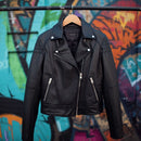 Women's Charcoal Black Casual Moto Jacket