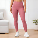 Women's Dusty Rose High Rise Stretch Leggings