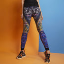 Women's Midnight Botanical Print High Waist Leggings
