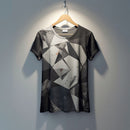 Women's Modern Geometric Pattern Short Sleeve T-Shirt