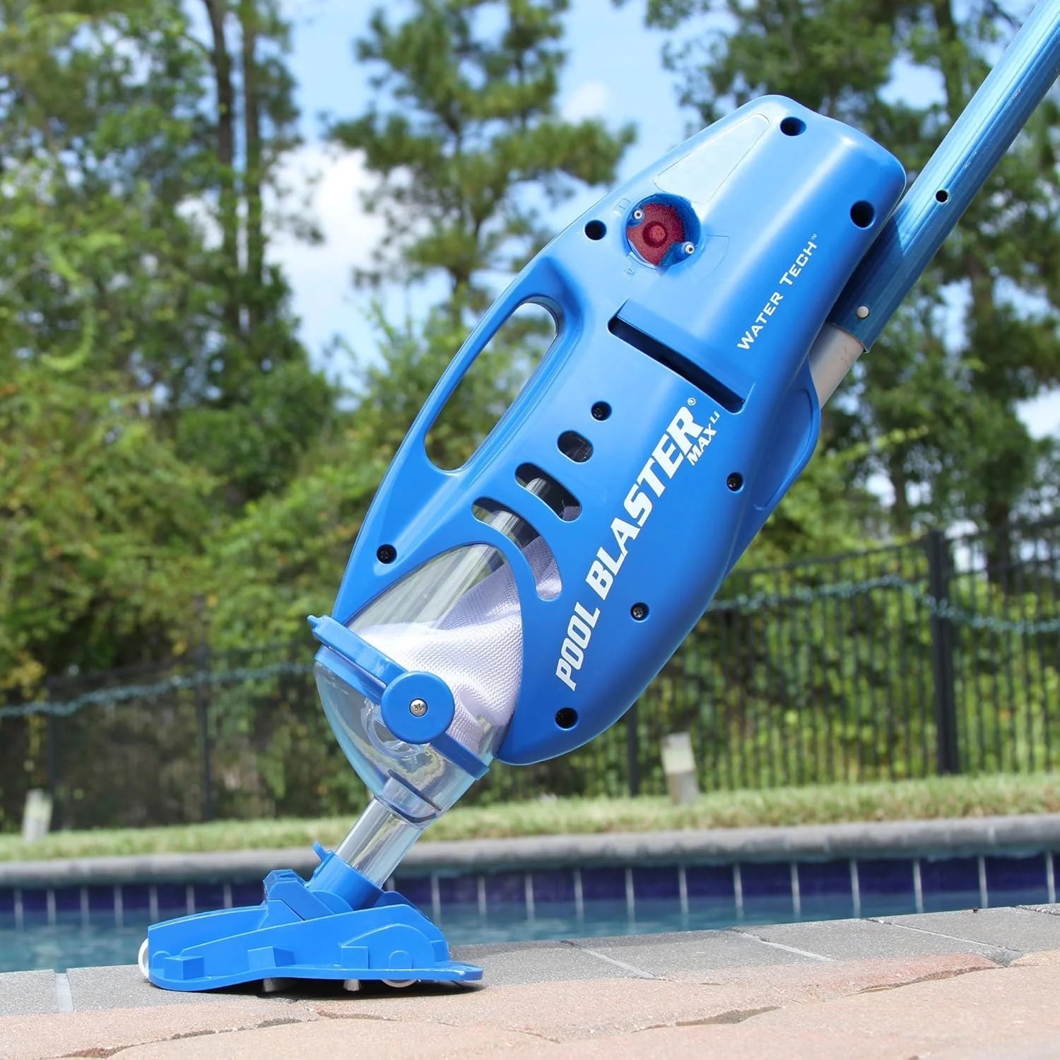 Cordless Pool Vacuum for Deep Cleaning & Strong Suction, Handheld Rechargeable Swimming Pool Cleaner for Inground and Above Ground Pools, Hoseless Pool Vac by